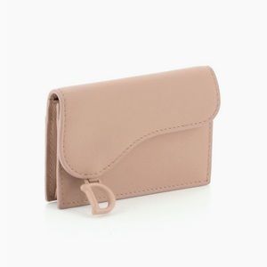 Christian Dior Ultra Matte Saddle Card Holder Leather